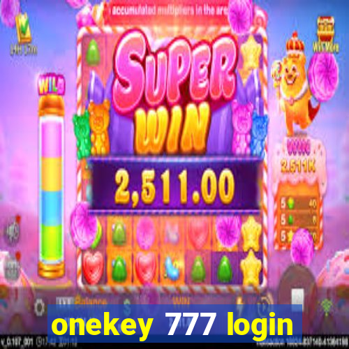 onekey 777 login